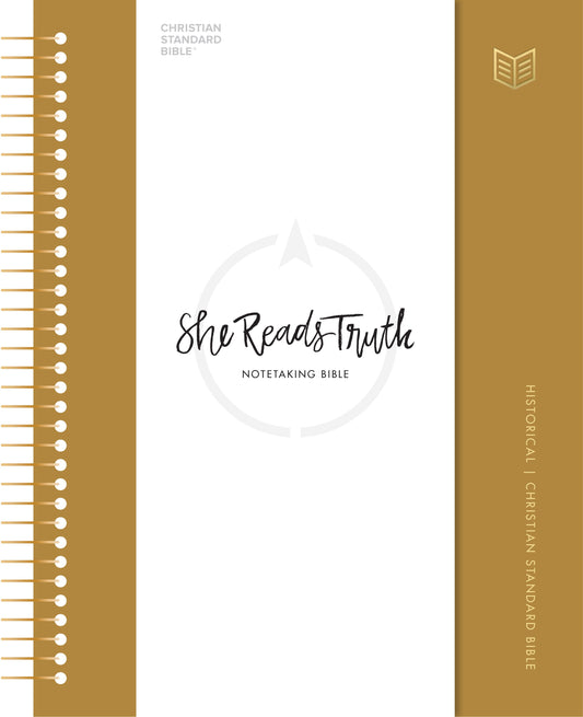 CSB She Reads Truth Spiral Bound Notetaking Bible: Historical Books-Hardcover