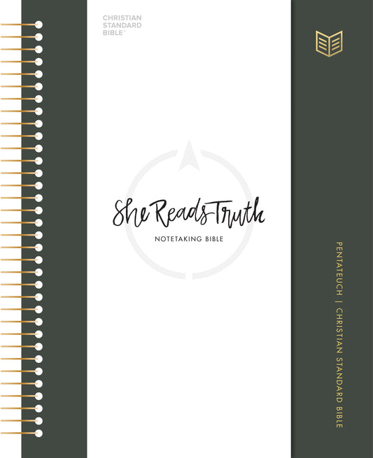 CSB She Reads Truth Spiral Bound Notetaking Bible: Pentateuch-Hardcover