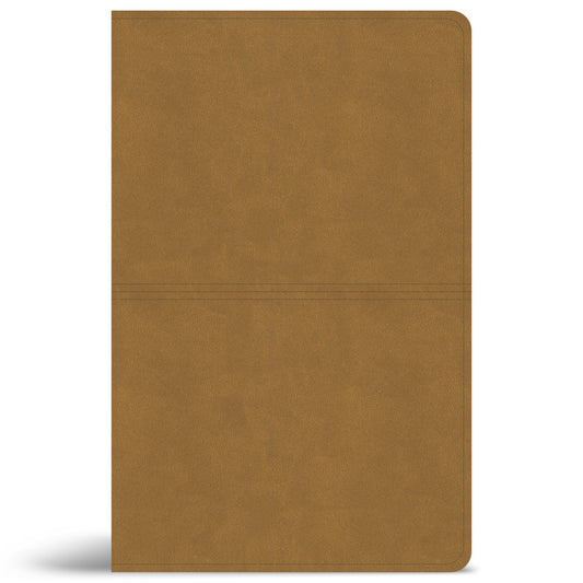CSB Thinline Reference Bible  Digital Study Edition-Camel LeatherTouch