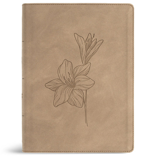 CSB Verse-by-Verse Reference Bible  Digital Study Edition-Earth SuedeSoft LeatherTouch