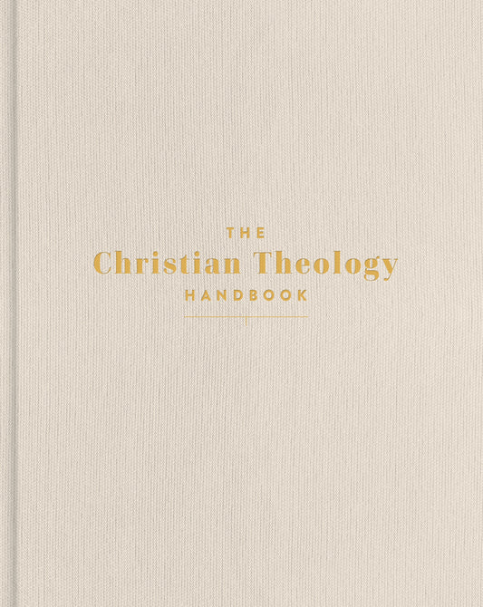 The Christian Theology Handbook-Cream Cloth Over Board