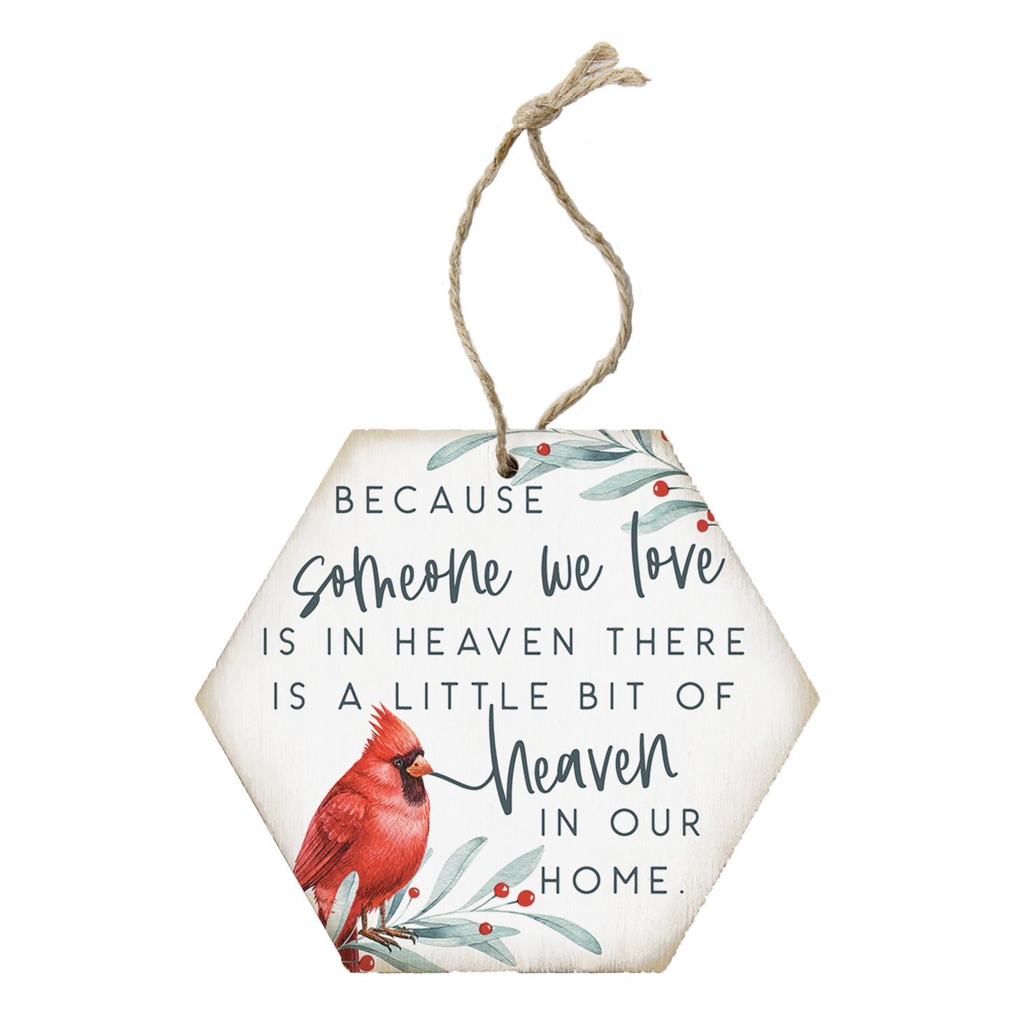 Honeycomb Ornament-Someone We Love Cardinal (4.5" x 6.875")
