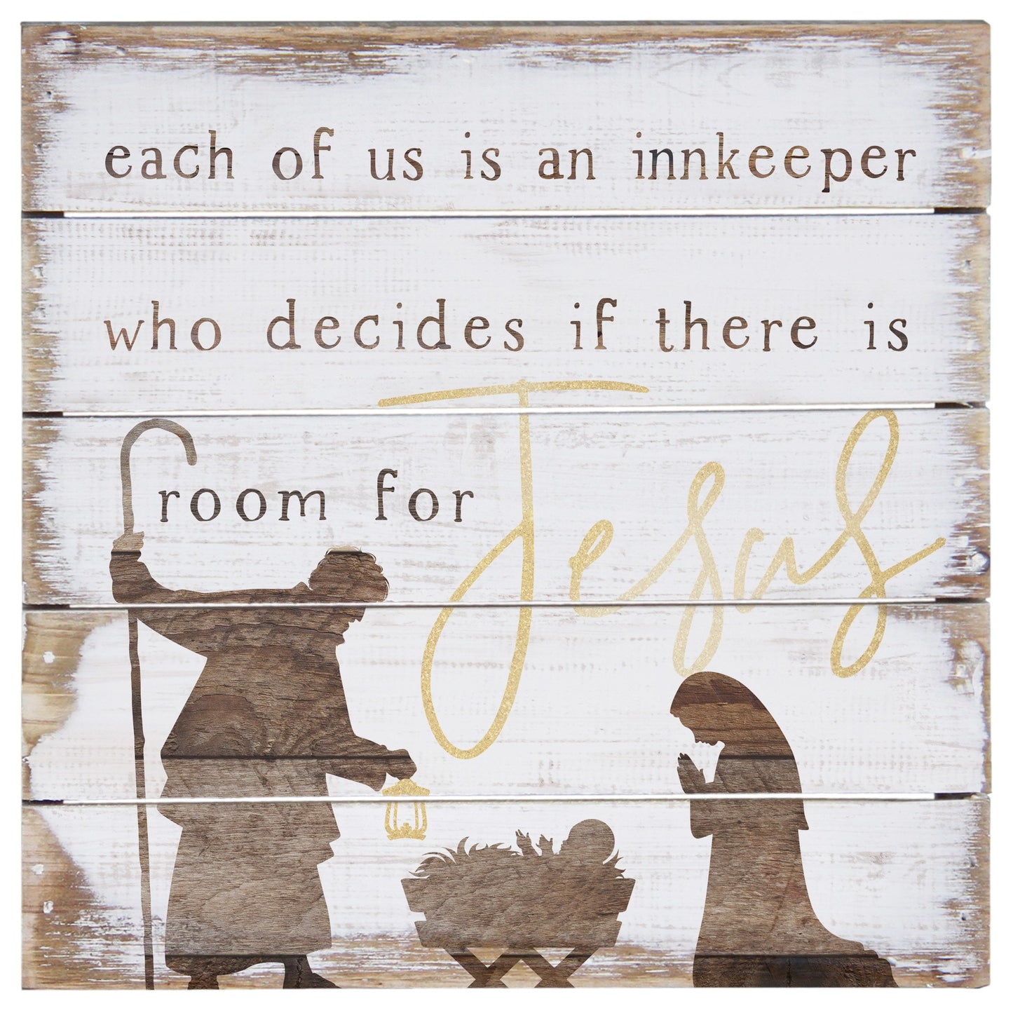Petite Pallet-Room For Jesus (8" x 8")