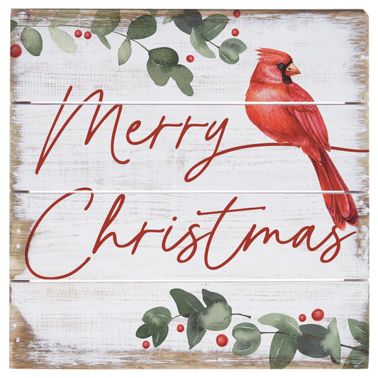 Petite Pallet-Christmas Cardinal (6" x 6")
