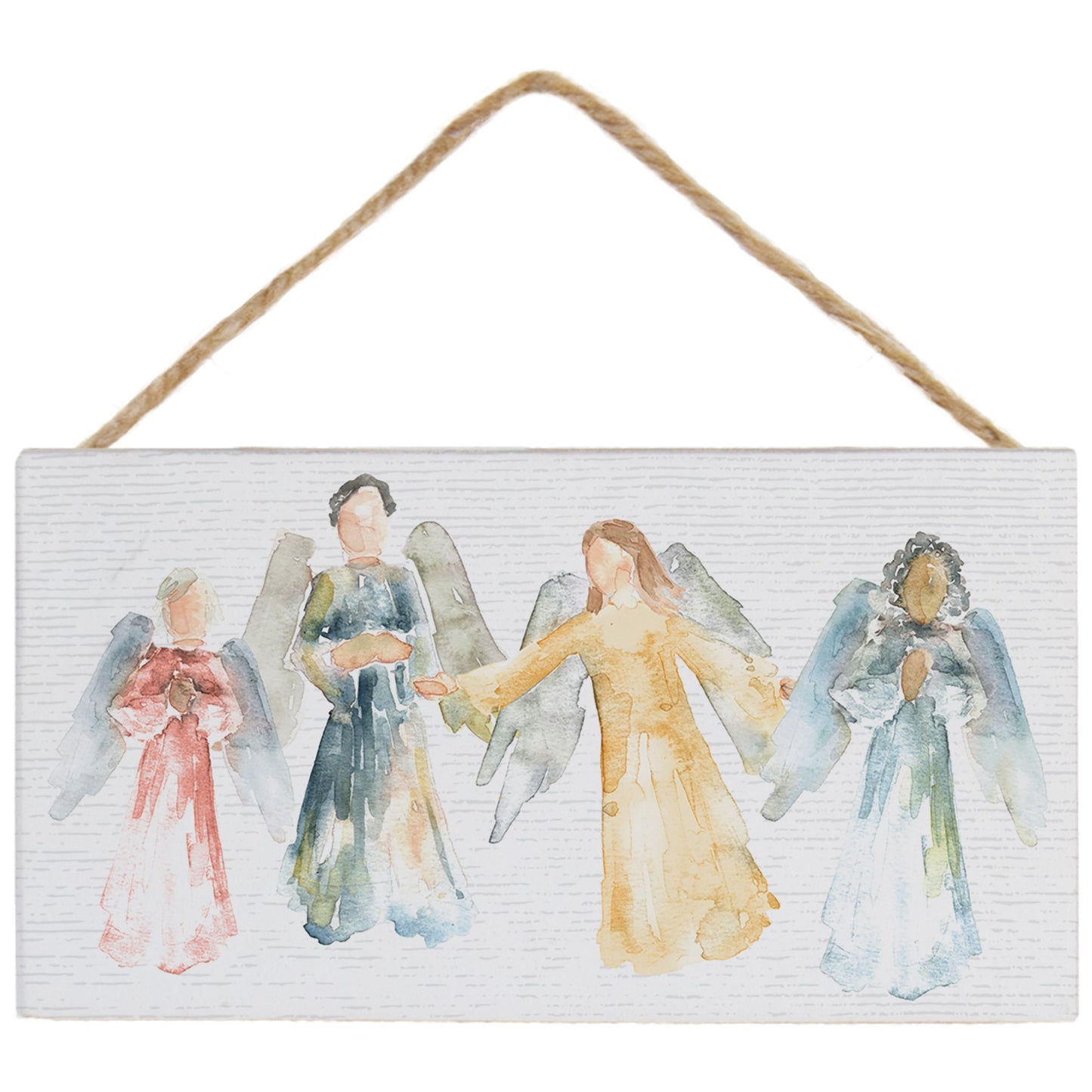 Petite Hanging Accent-Colorful Angels (5.5" x 6.5")