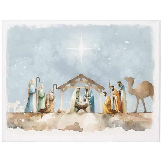 Wall Decor-Nativity Scene (12" x 9")