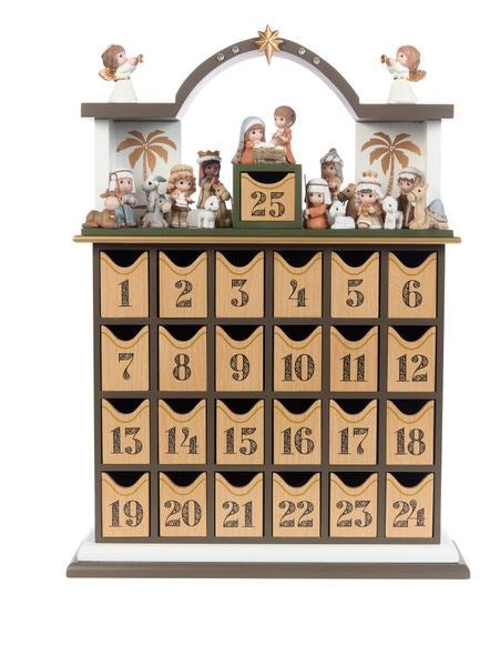 Countdown To Christmas Nativity Advent Calendar w/Storybook (27 Pieces)