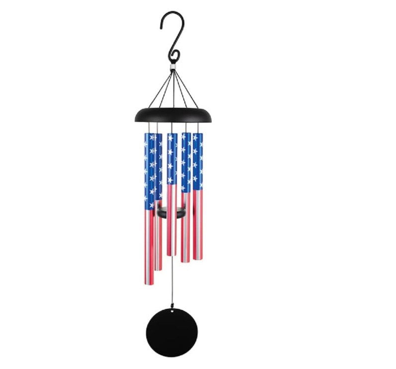 Wind Chime-American Flag Sonnet (32")