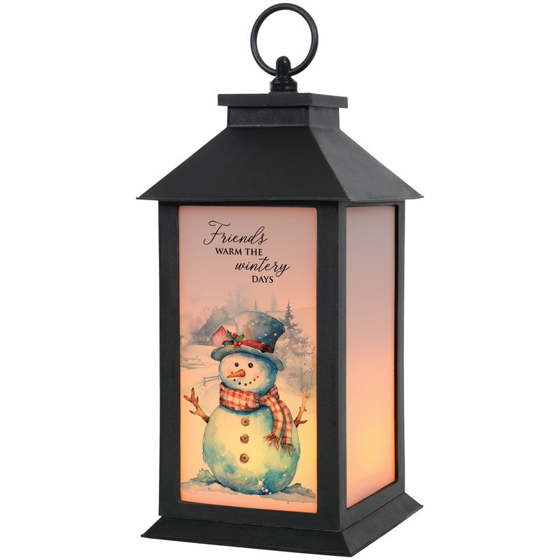 Lantern-LED & Timer-Friends (13" x 5.5" x 5.5")