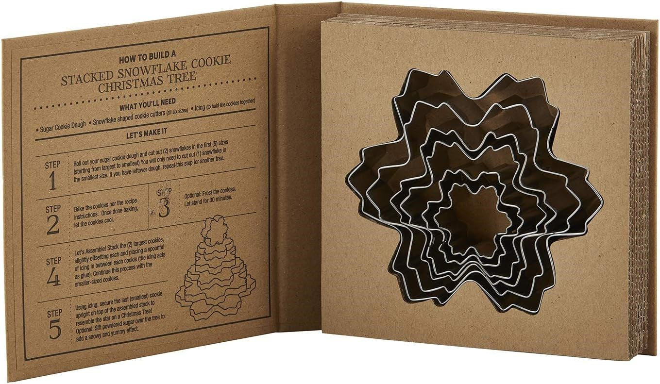 Snowflake Cookie Cutter Set (5.75" Sq)