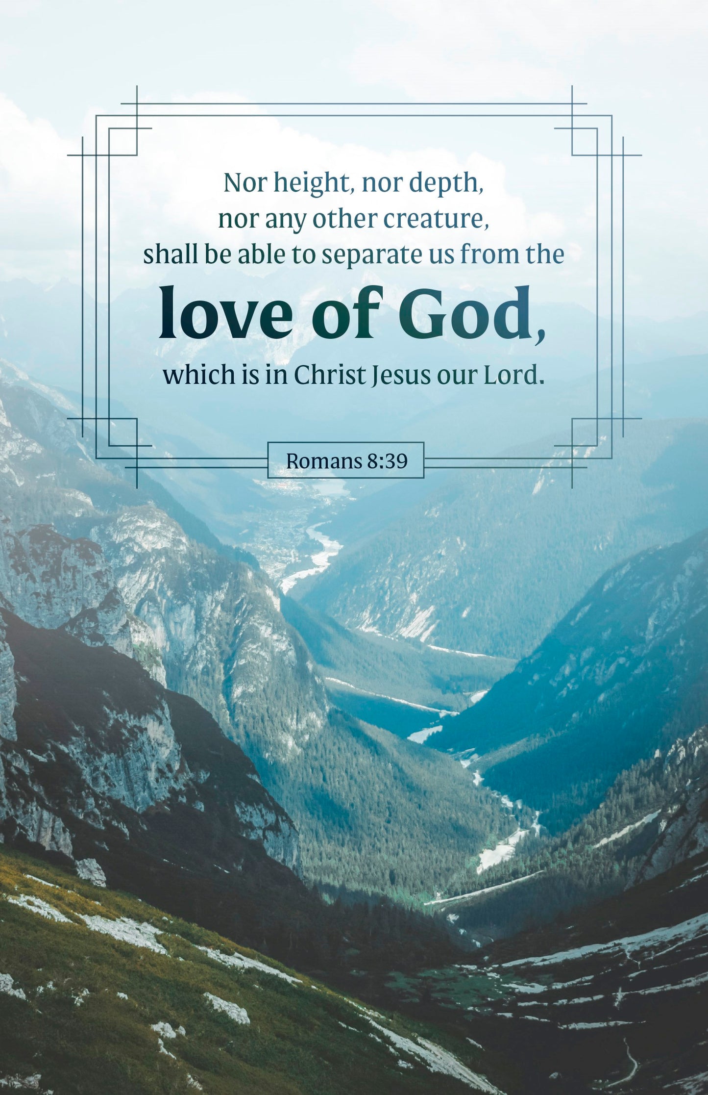 Bulletin-Not Height  Nor Depth...Love of God (Pack Of 100)