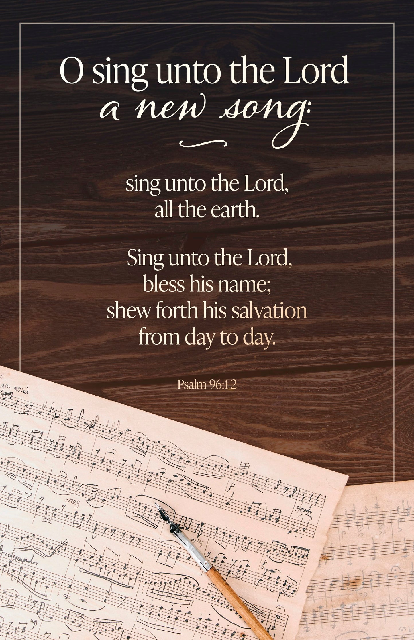 Bulletin-O Sing Unto The Lord A New Song (Pack Of 100)