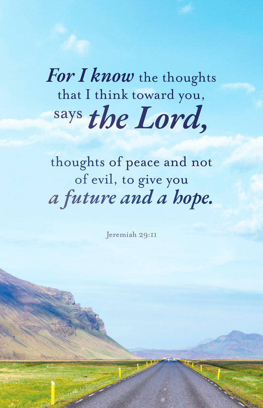Bulletin-Graduation: For I Know The Thoughts...A Future And A Hope (Pack Of 100)