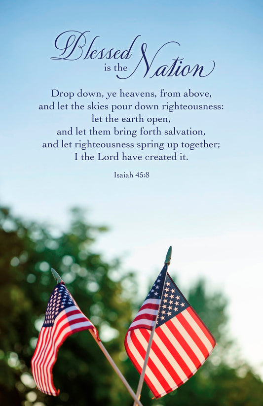 Bulletin-Blessed Is The Nation...I The Lord Have Created It (Pack Of 100)