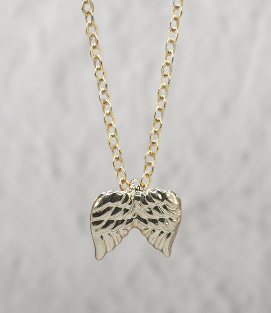 Necklace-Eden Merry-Guardian Angel-Gold