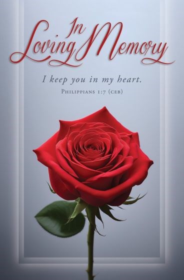 Bulletin-In Loving Memory (Pack Of 100)