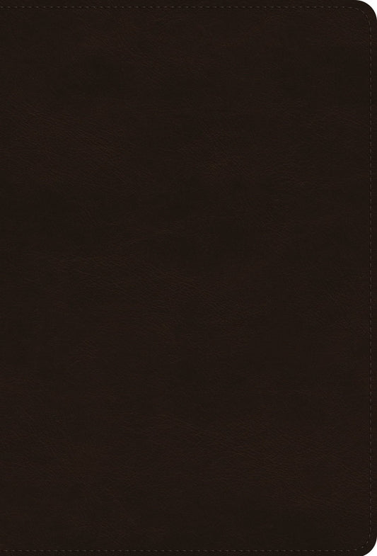 ESV Giant Print Thinline Bible (RL)-Deep Brown Trutone
