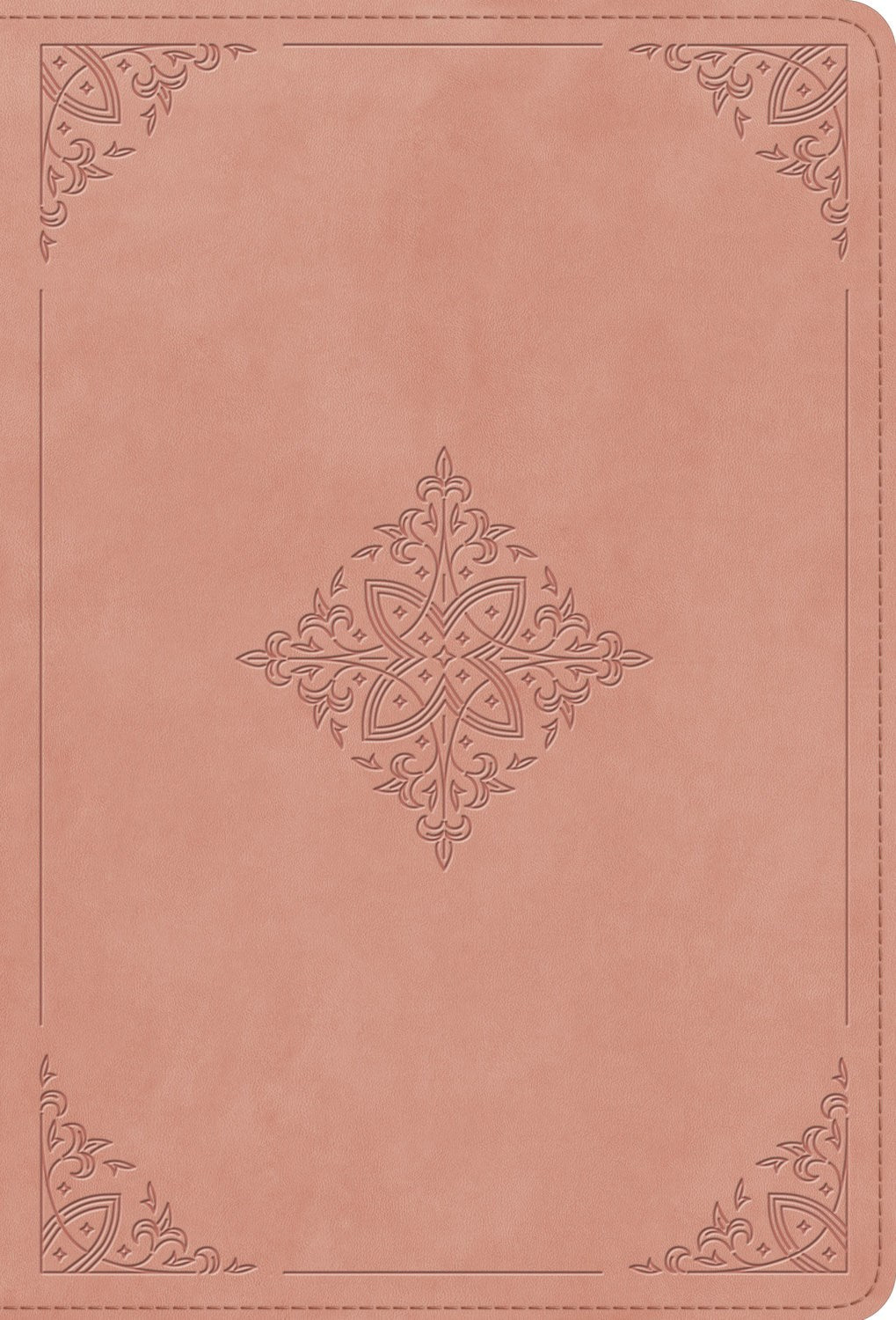ESV Giant Print Value Thinline Bib-Blush Rose  Fleur-de-lis Design Trutone