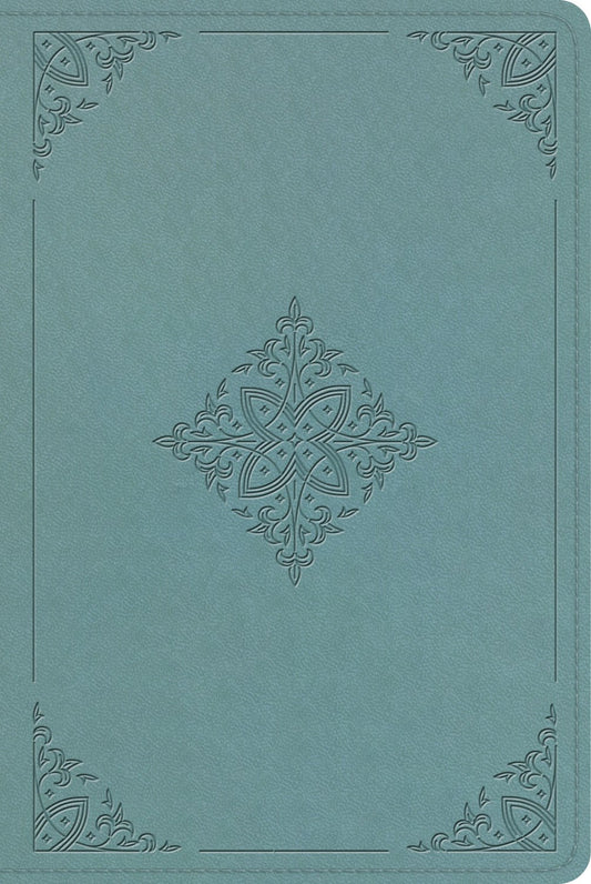 ESV Single Column Heritage Bible-Paris Sky  Fleur-de-lis Design Trutone