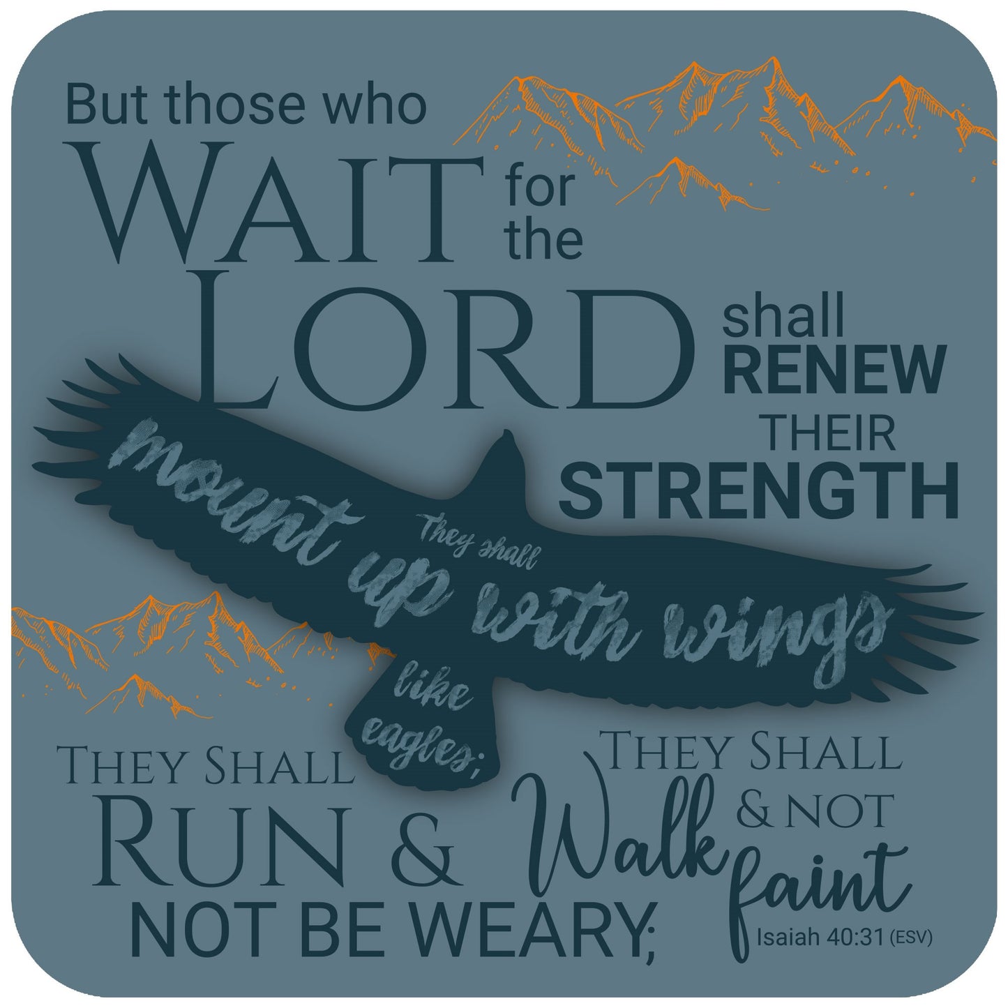 Coaster-Eagles Wings (Pack of 6 for individual sale)
