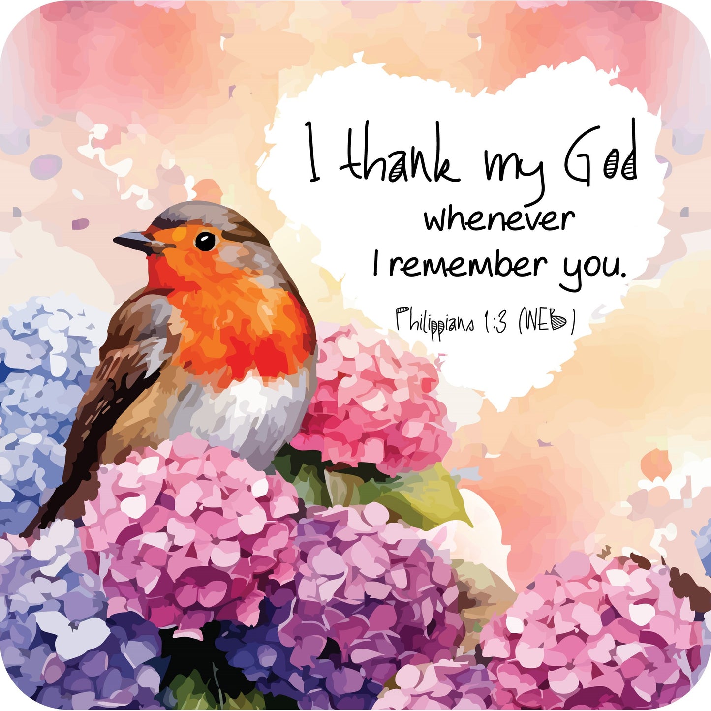 Coaster-I Thank My God (Pack of 6 for individual sale)