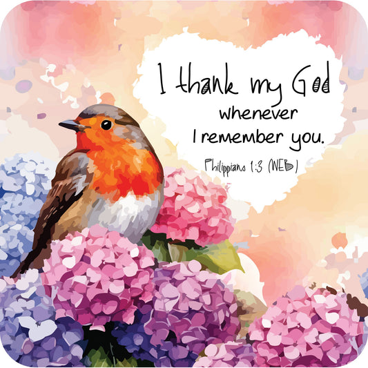 Coaster-I Thank My God (Pack of 6 for individual sale)