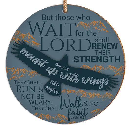 Ornament-Eagles   Ceramic (4"")