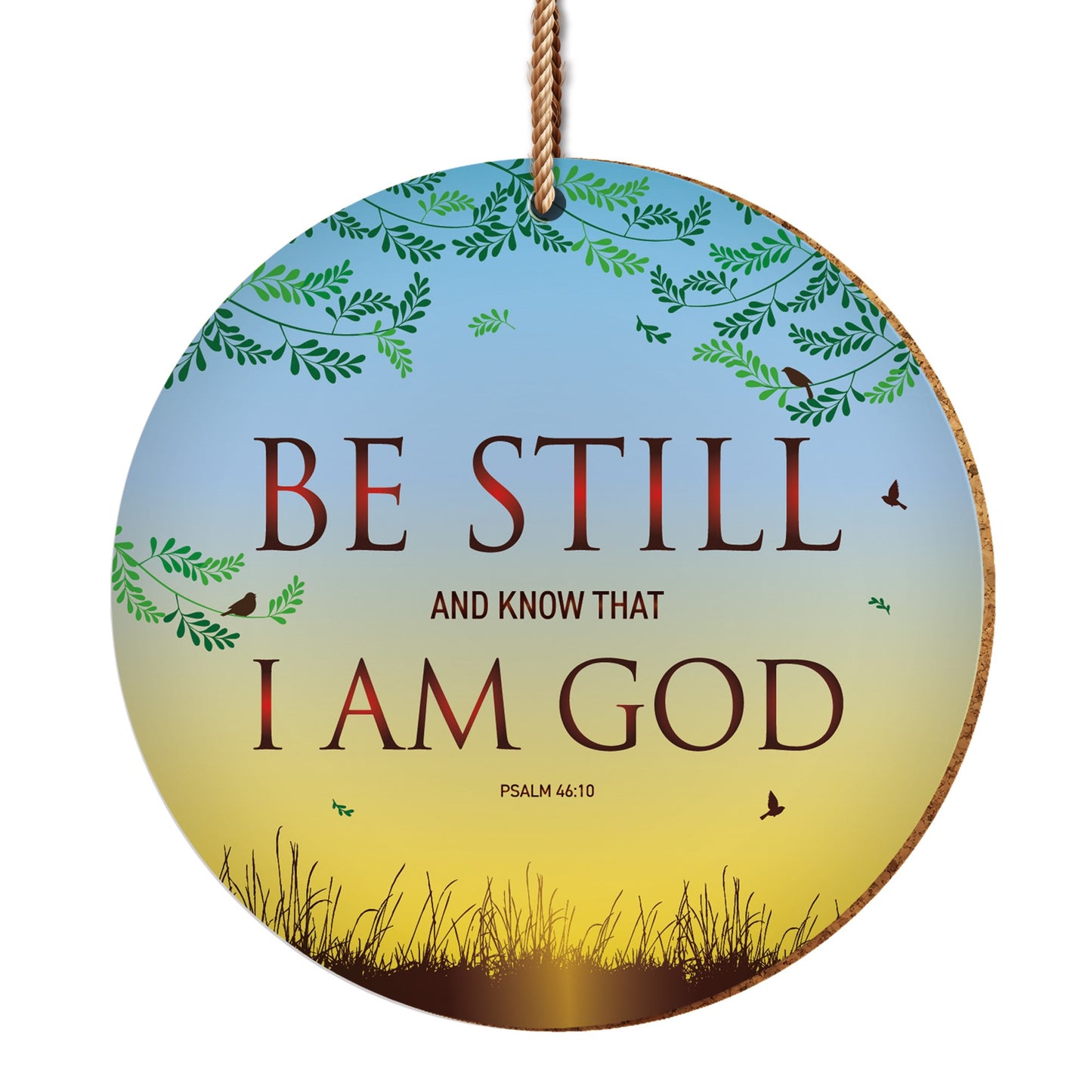 Ornament-Be Still   Ceramic (4"")