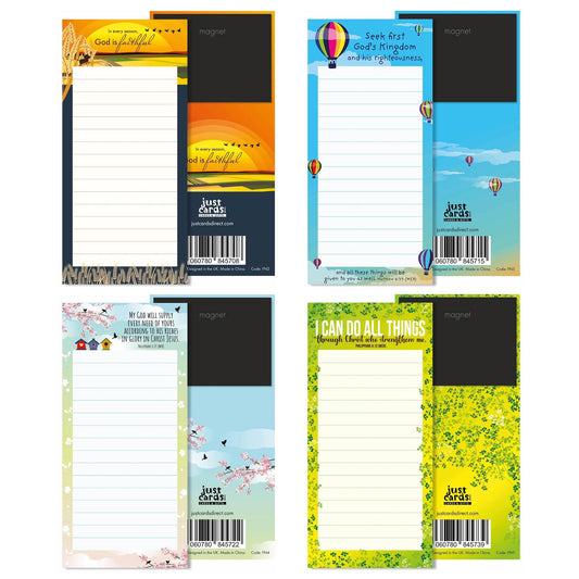 Fridge notepad-set of 4 (7.5x3.3"")