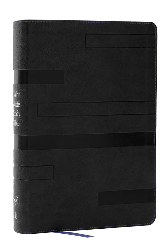 KJV Color Code Study Bible  Revealing God's Truth Color By Color (RL)-Black Leathersoft