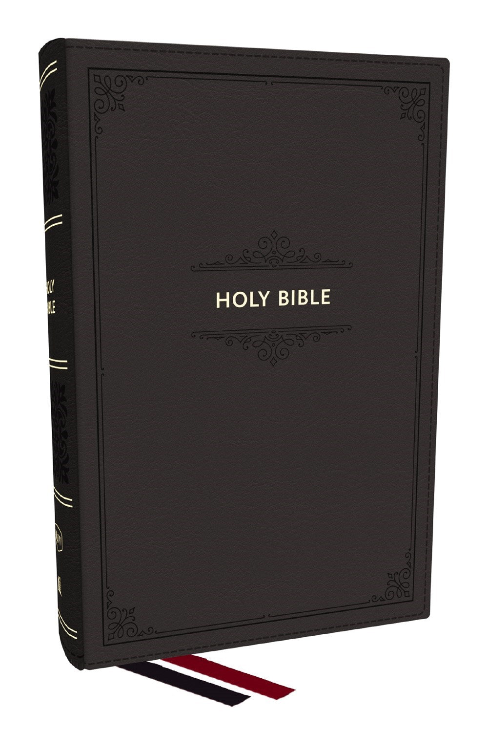 KJV Personal Size Large Print End-of-Verse Reference Bible (Comfort Print) (RL)-Black Leathersoft