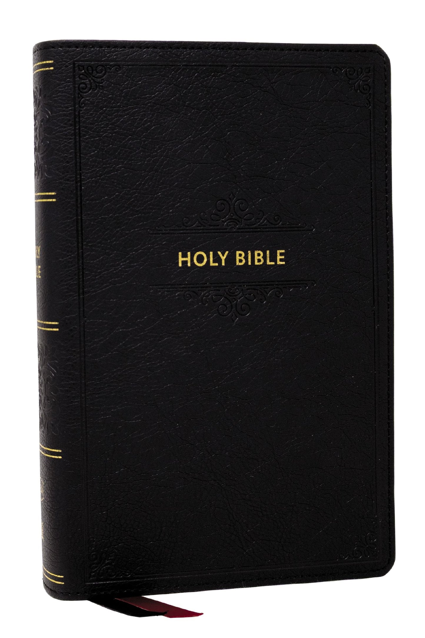 KJV Personal Size Large Print End-of-Verse Reference Bible (Comfort Print) (RL)-Black Leathersoft Indexed