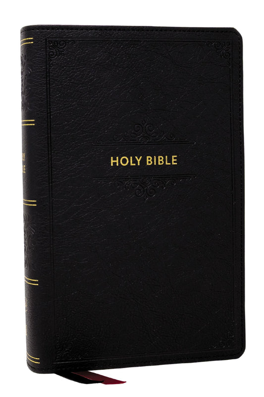 KJV Personal Size Large Print End-of-Verse Reference Bible (Comfort Print) (RL)-Black Leathersoft Indexed
