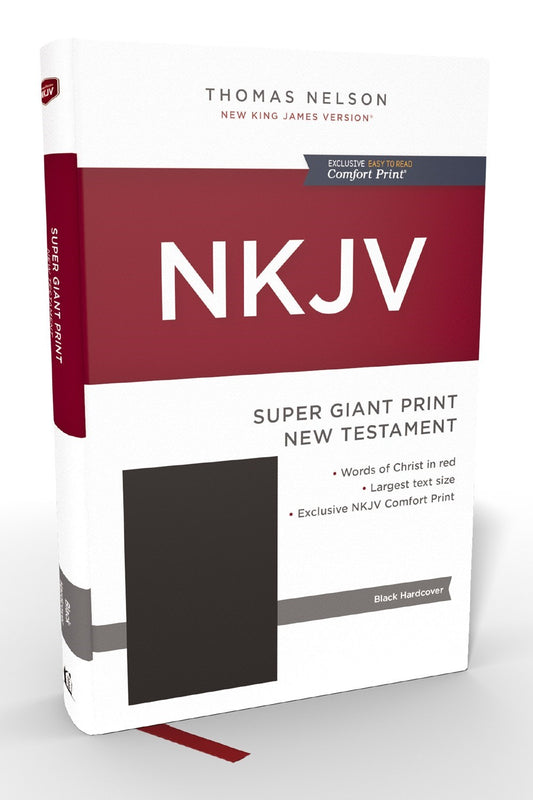 NKJV Super Giant Print New Testament (Comfort Print) (RL)-Hardcover