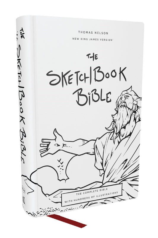 NKJV The Sketchbook Bible (Comfort Print)-Hardcover