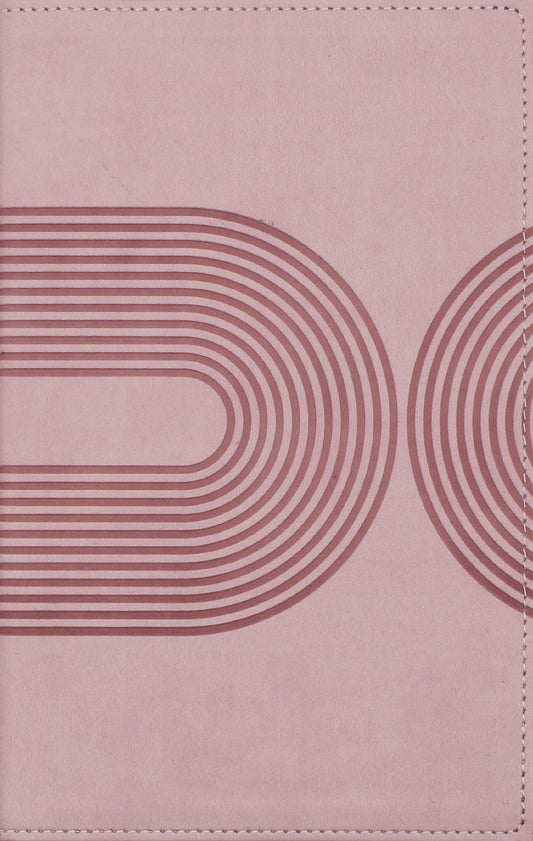 NIV Read. Think. Live. 365-Day Devotional Bible (Comfort Print)-Pink Leathersoft