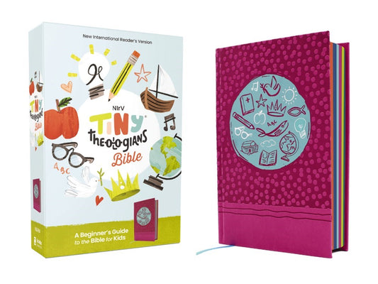 NIrV Tiny Theologians Bible (Comfort Print) Pink Leathersoft over Board