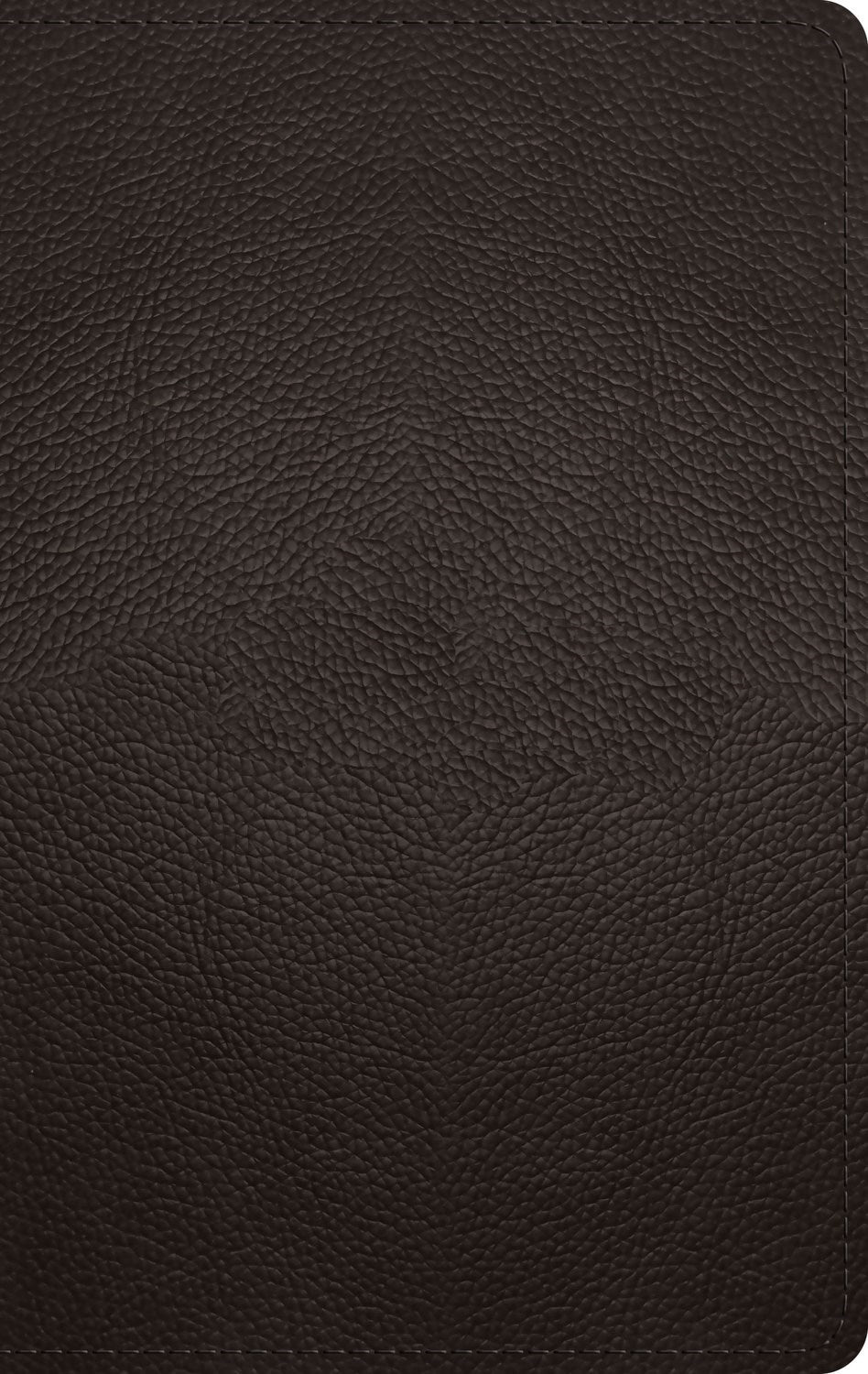 ESV Giant Print Personal Size Bible (RL)*-Deep Brown Buffalo Leather