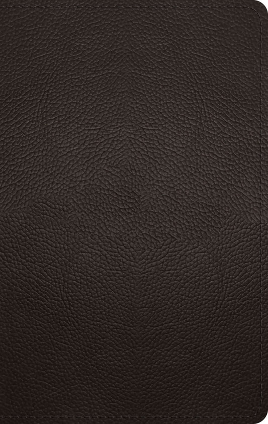 ESV Giant Print Personal Size Bible (RL)*-Deep Brown Buffalo Leather