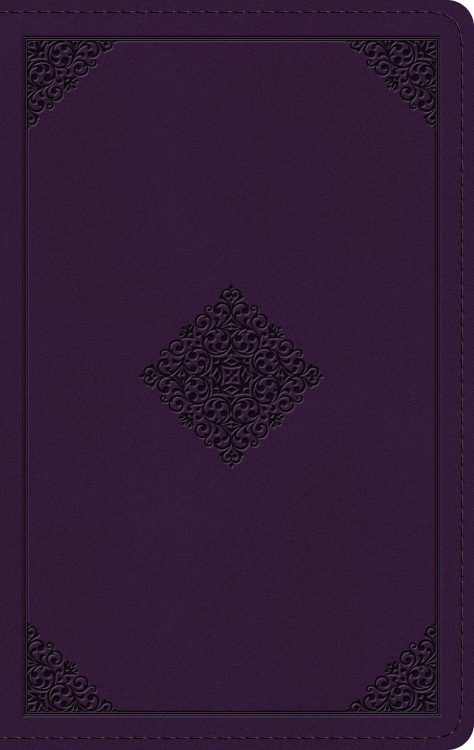 ESV Giant Print Personal Size Bible (RL)*-Lavender  Ornament Design TruTone