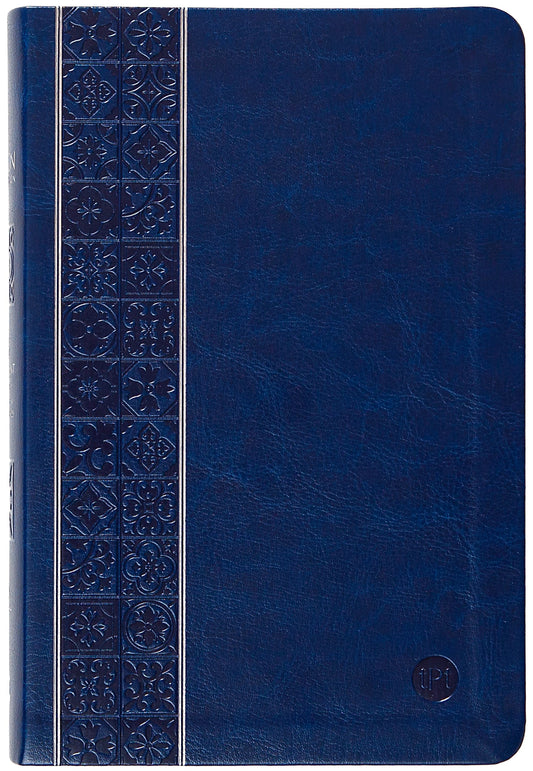 The Passion Translation New Testament: Giant Print Compact (2020)-Navy Imitaiton Leather