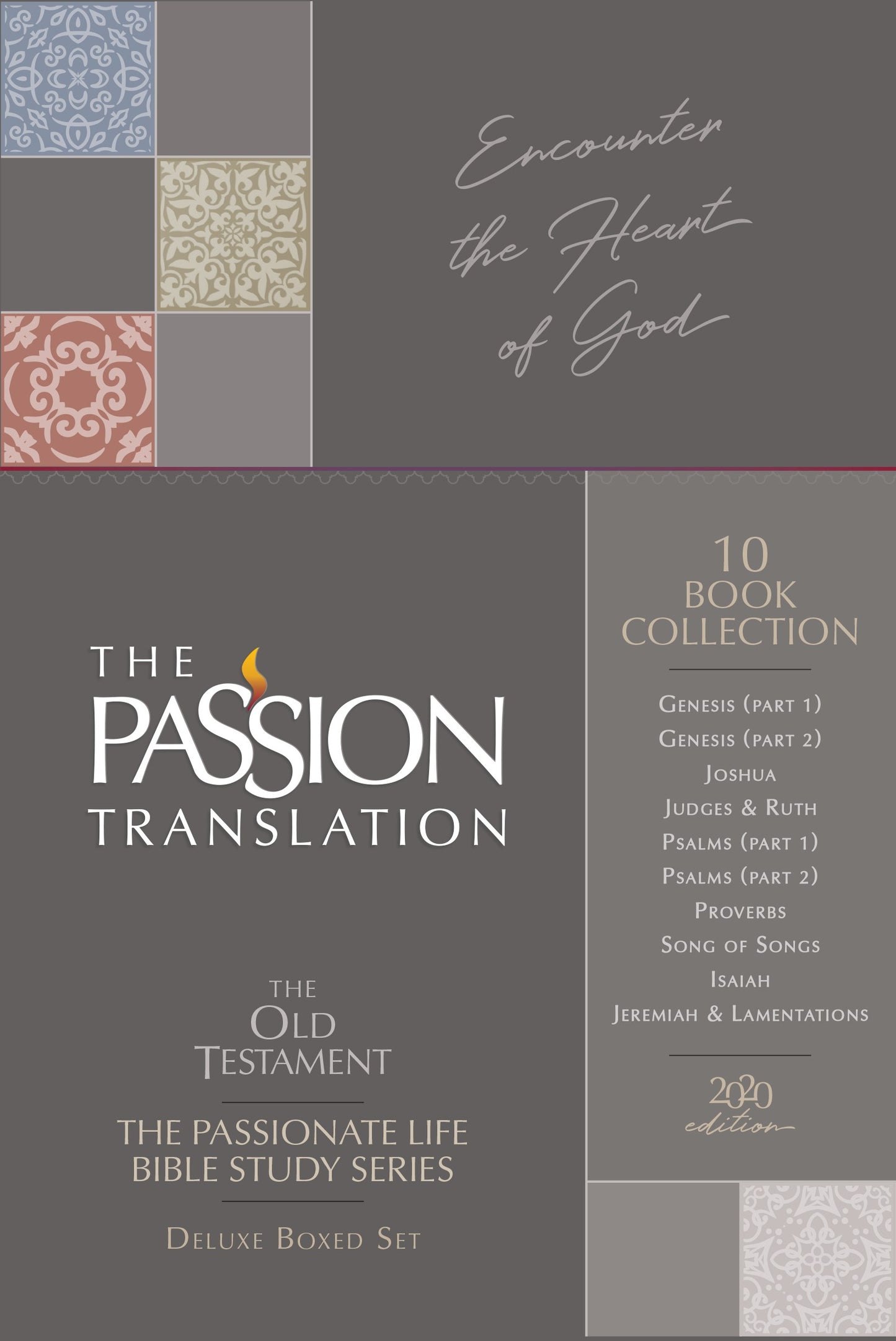 The Passion Translation: The Old Testament Boxed Set Of 10 (The Passionate Life Bible Study Series)
