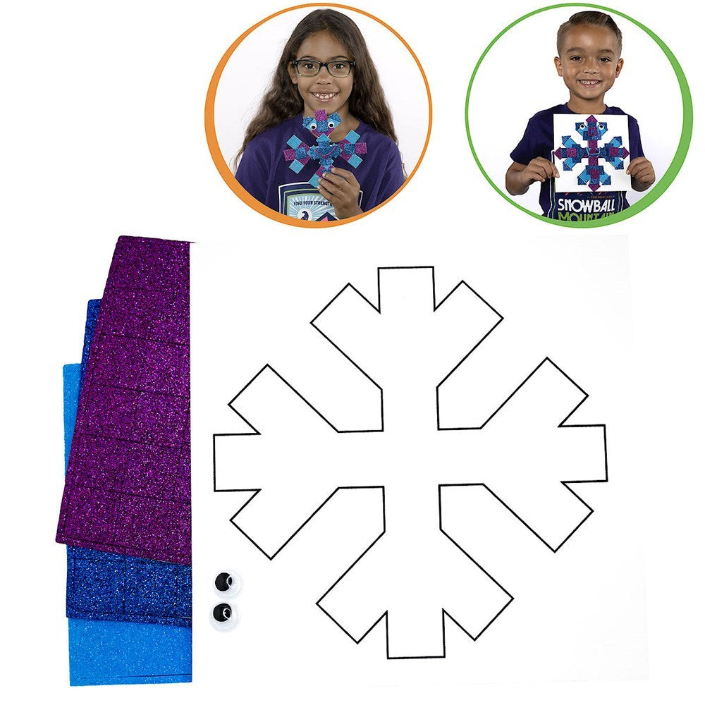VBS-Snowball Mountain Challenge: Craft-Mosaic Sticker Snowflake (Pack Of 12) (2026)