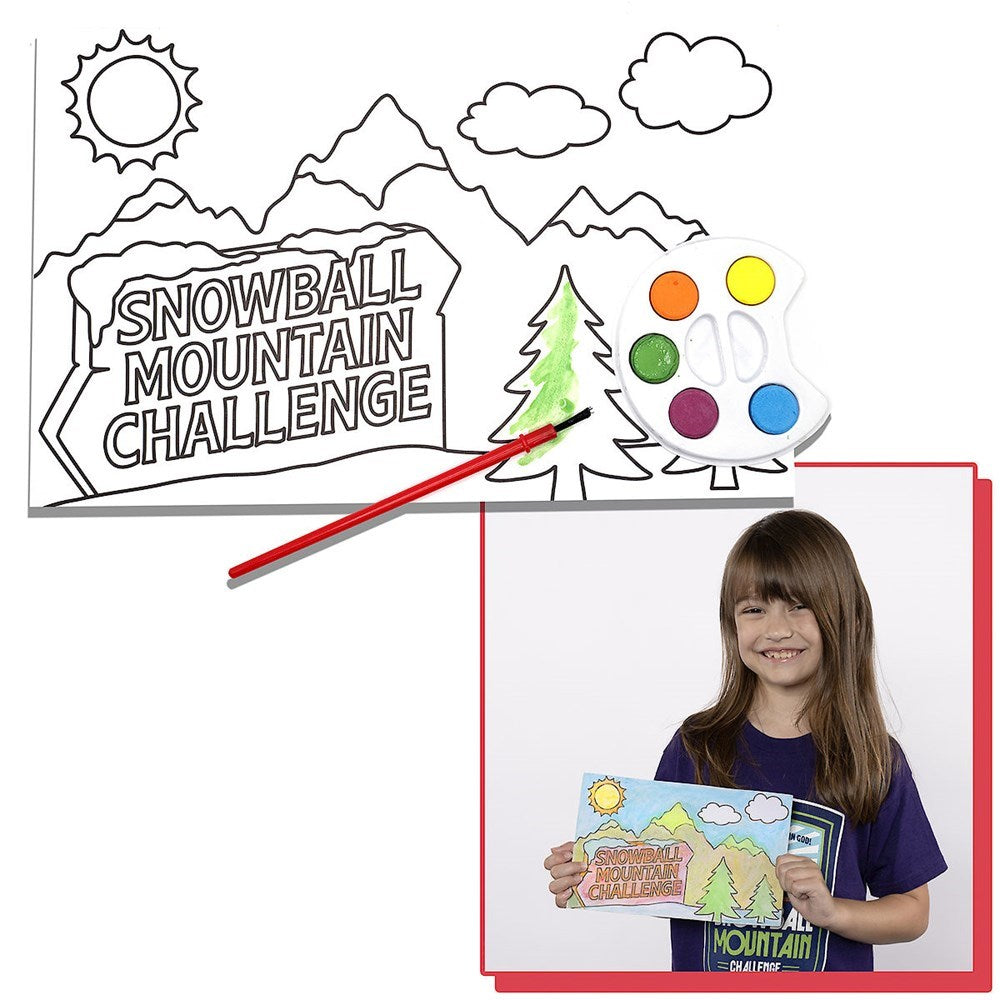 VBS-Snowball Mountain Challenge: Craft-Watercolor Mountain Scene Paint Kit (Pack Of 12) (2026)