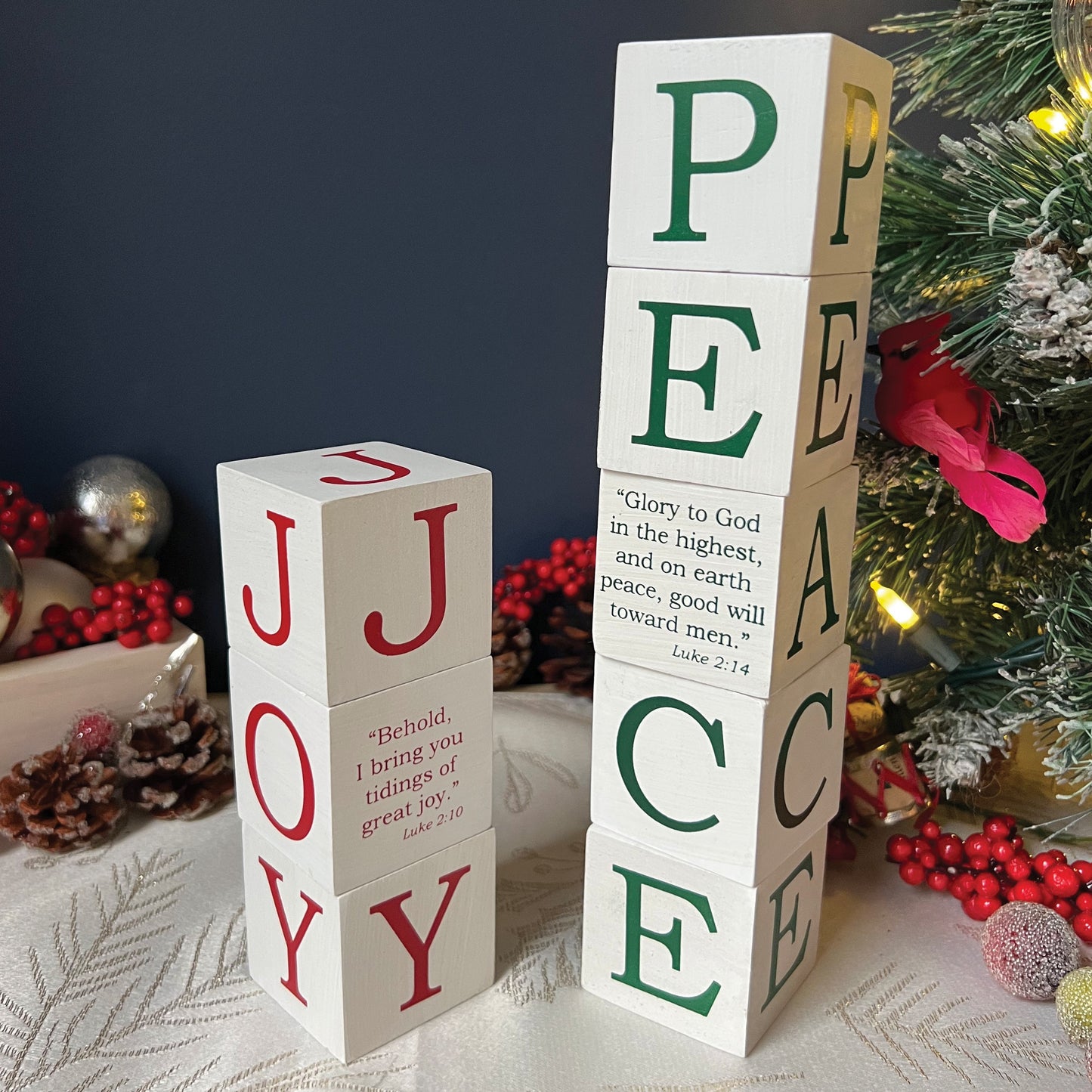 Home Decor-Block Set-Joy (3 Pieces)