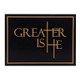Wall Decor-Greater Is He-Black Carved (15" x 11")