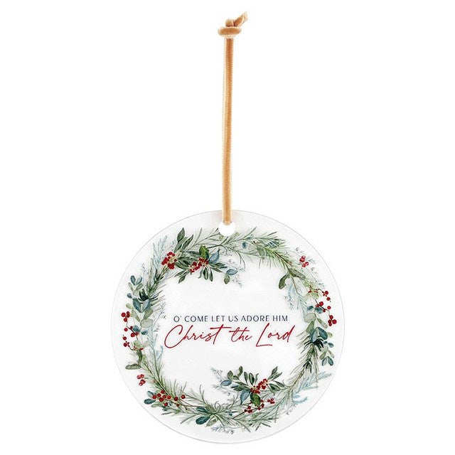 Ornament-O Come Let Us Adore Him