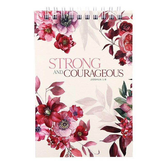 Notepad-Strong & Courageous