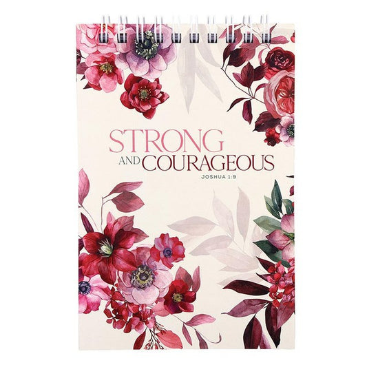Notepad-Strong & Courageous