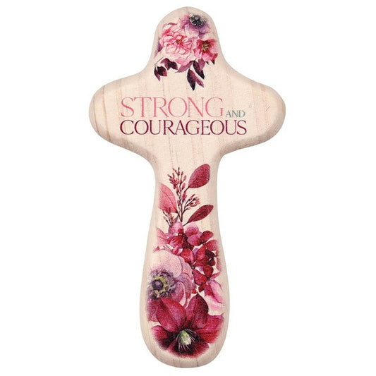 Cross-Handheld-Strong & Courageous